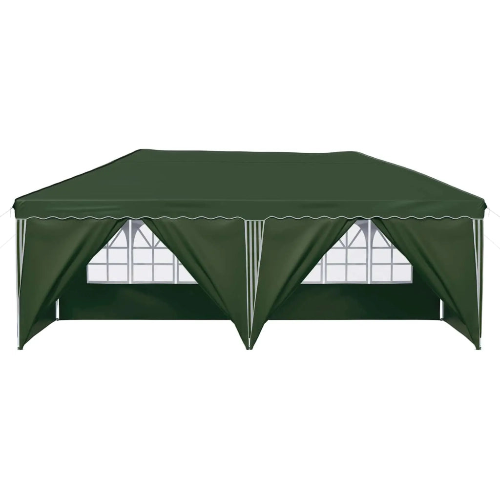 Tenda per feste a pop-up-Gazebo 575 x 288 x 245 cm Verde