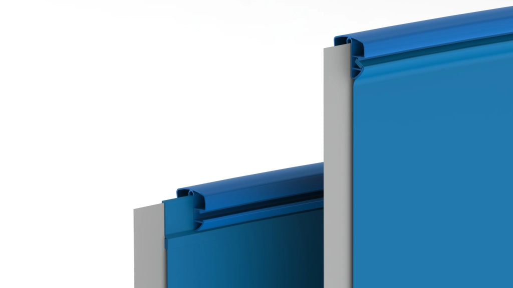 Set di binari combinati superiori BLU