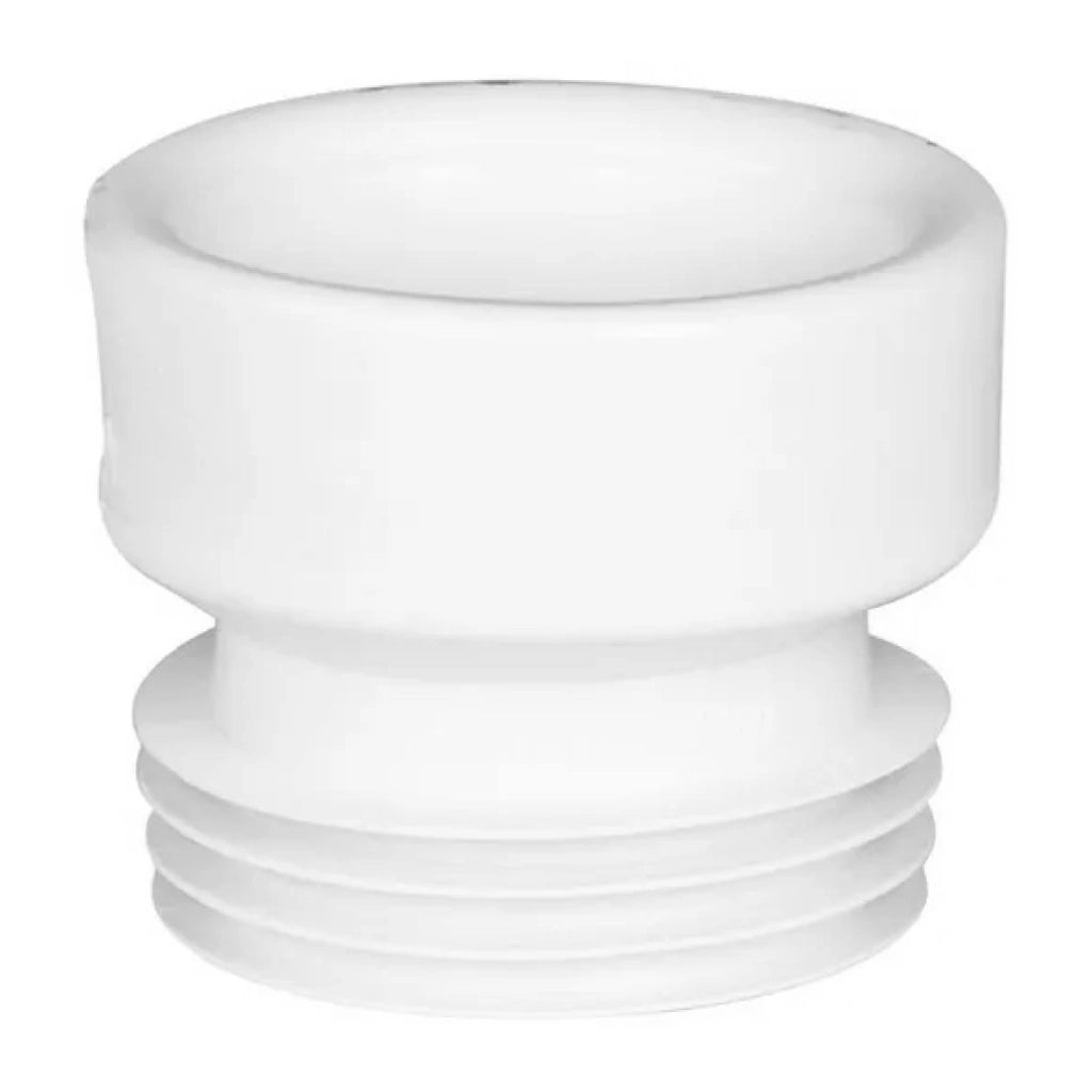 MANICOTTO CONCENTRICO DRITTO IN GOMMA BIANCA PER VASO ø90-110  Idroweb