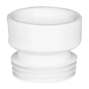 MANICOTTO CONCENTRICO DRITTO IN GOMMA BIANCA PER VASO ø90-110  Idroweb