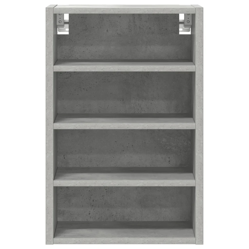 Mobiletto da cucina a parete dal design moderno 40 x 29,5 x 60 cm legno grigio cemento 02_0050450