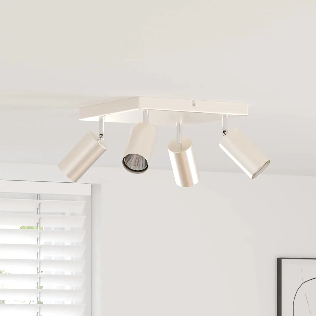 Faretto da soffitto Nichel 26 x 26 x 16 cm Metallo 4108202