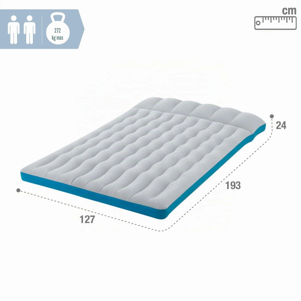 Materasso Gonfiabile Camping Mats Doppio 193 CMX127X24H. Peso 3,80 kg
