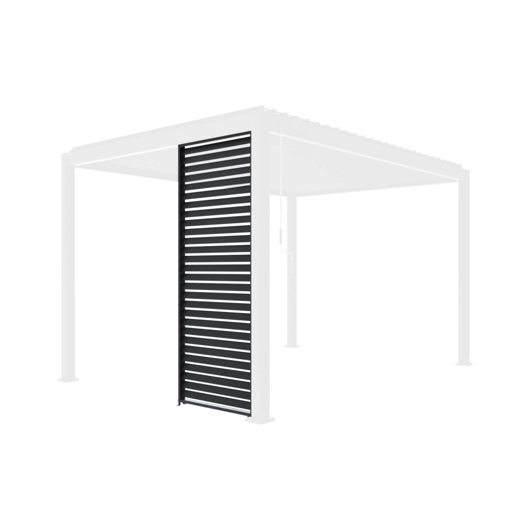 Persiana 1m in alluminio per pergola biocllimatica, antracite