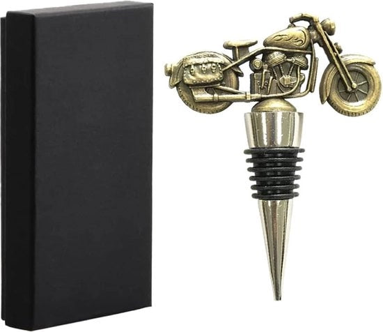 Chiusura di bottiglia per motocicletta, regalo per motociclisti, chiusura per bottiglie di vino, chiusura per champagne, chiusura di bottiglia per uomini, regalo per padre, regalo per compleanno per motociclisti