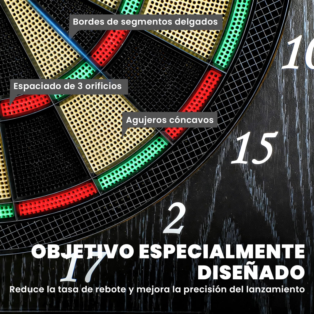 Bersaglio elettronico con dardi e punte ¨C Minimal ¨C 2 schermi LED