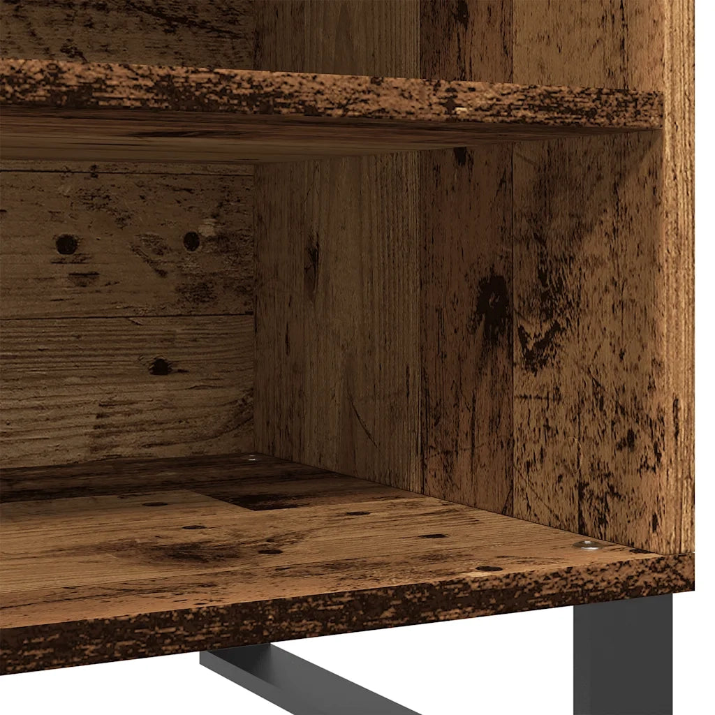 Mobile Porta Dischi Legno Antico 84,5x38x48cm Legno Multistrato CFW4115031