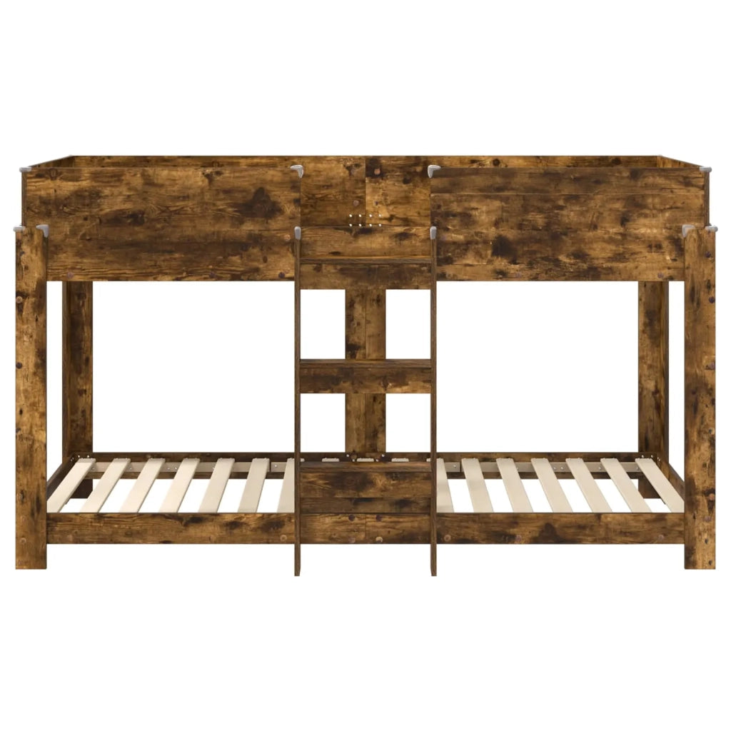 Letto a Castello per Bambini Rovere fumé 100 x 200 cm