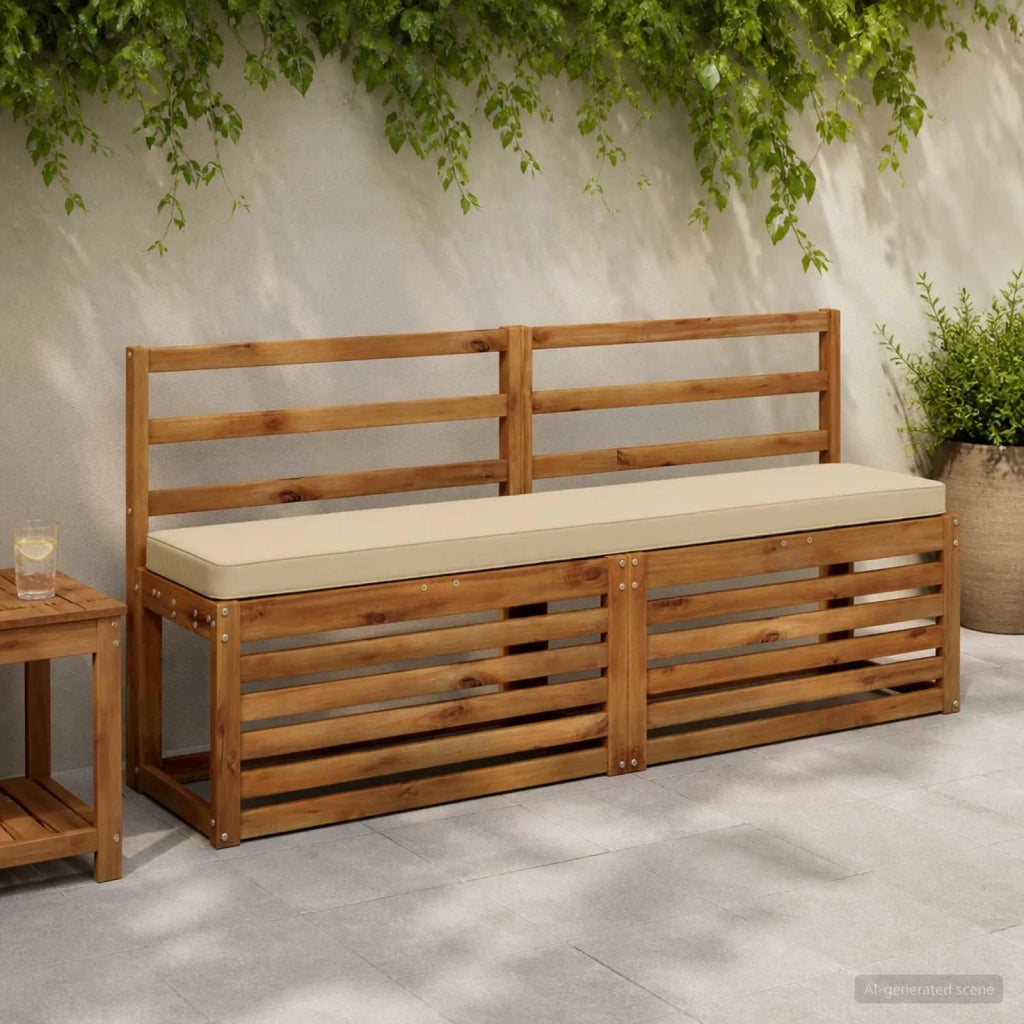 Cuscini per Panchina a 2 Pezzi VUGHT 2 pcs 100% Poliestere 950673