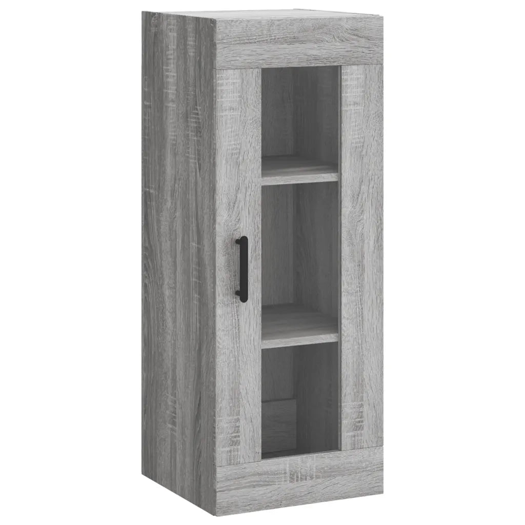 Credenza | Madia | Buffet da pranzo | Armadio da pranzo Grigio Sonoma 34,5x34x180 cm in Legno Multistrato