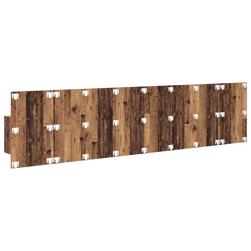 Testata con Comodino 3 pcs Legno vecchio Legno multistrato 3415827