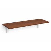 Mensola da Muro da appoggio in Legno nobilitato spessore 1,8 cm in colore Noce 60x30 cm