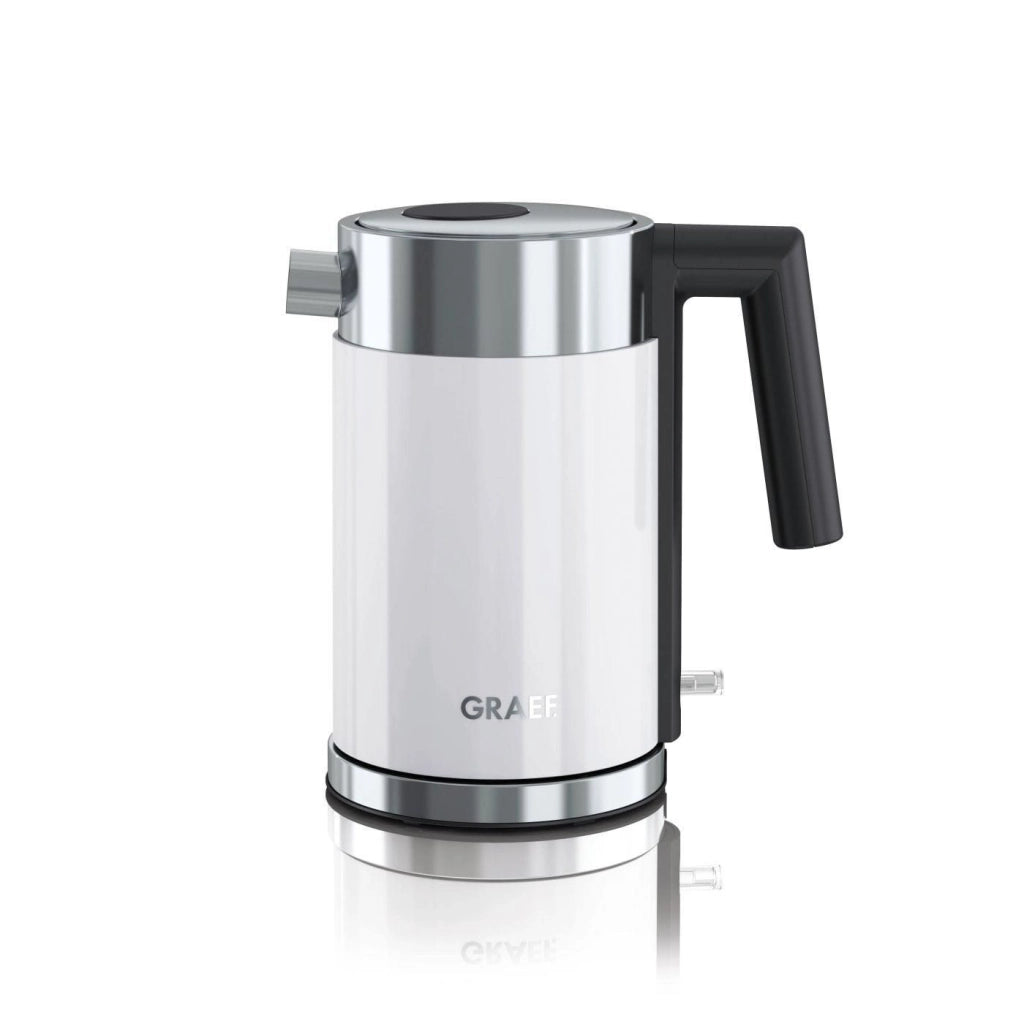 Graef WK401 bollitore elettrico 1 L Acciaio inossidabile, Bianco