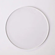 20 pezzi di cerchi in acrilico Lucite, cerchi in acrilico rotondi, cerchi in acrilico trasparenti per progetti DIY e lavori di artigianato, spessore 3 mm (trasparente, 7 cm)