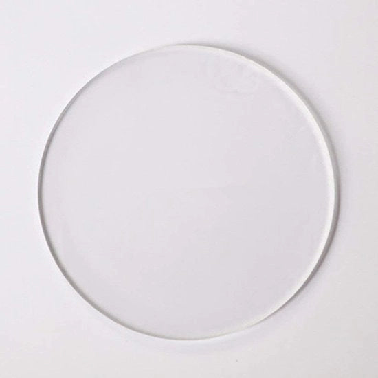 20 pezzi di cerchi in acrilico Lucite, cerchi in acrilico rotondi, cerchi in acrilico trasparenti per progetti DIY e lavori di artigianato, spessore 3 mm (trasparente, 7 cm)