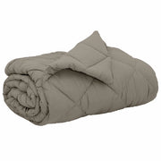 Piumone | Duvet Completo Annuale Grigio chiaro 220 x 240 cm Microfibra