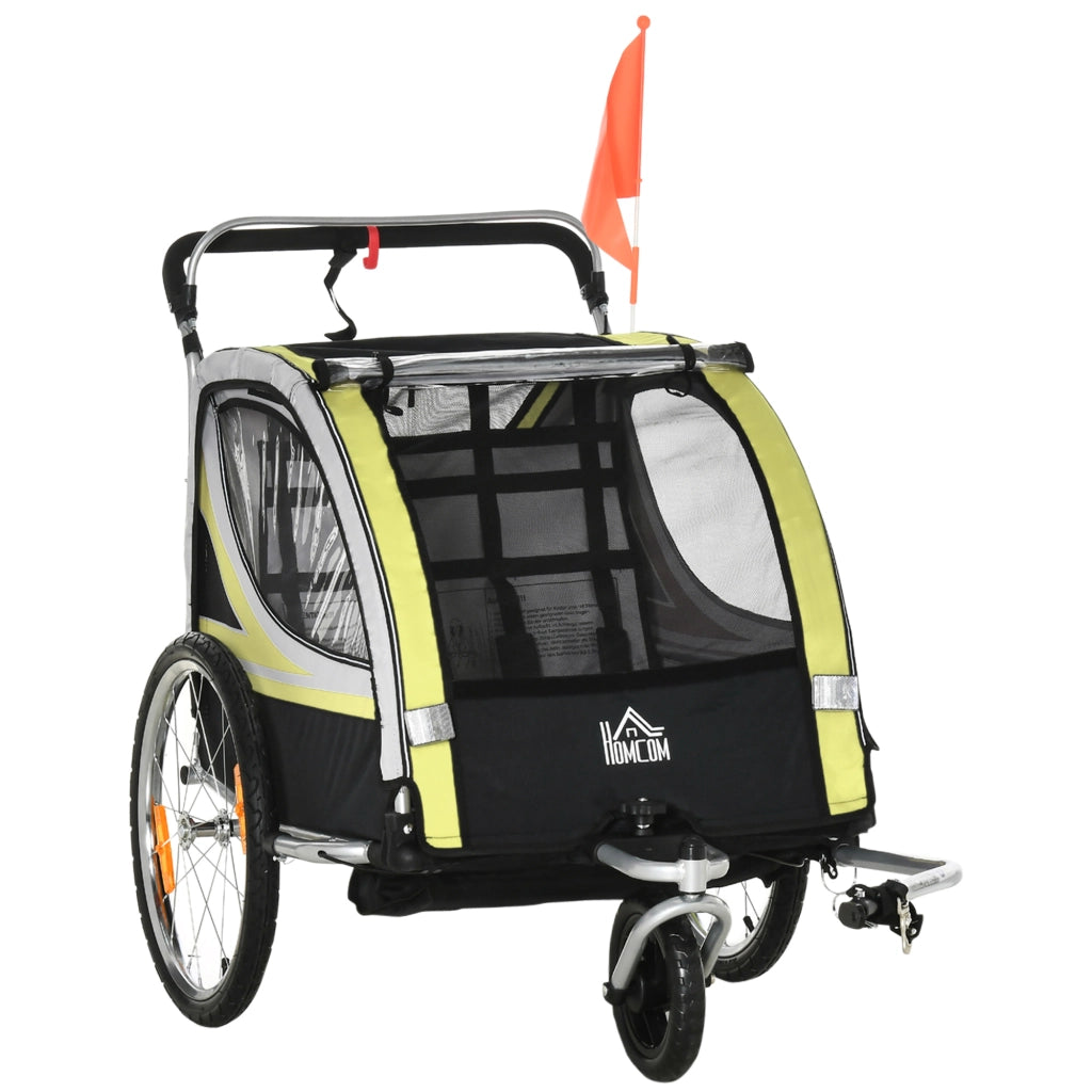 Carrello Bicicletta per 2 Bambini ¨C Minimal ¨C Giallo