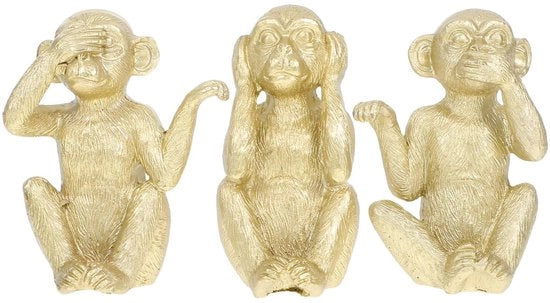 Tre Bevande Ape in Miniatura per Feng Shui, 3 Pezzi, Simbolo di Felicità e Saggezza per la Casa