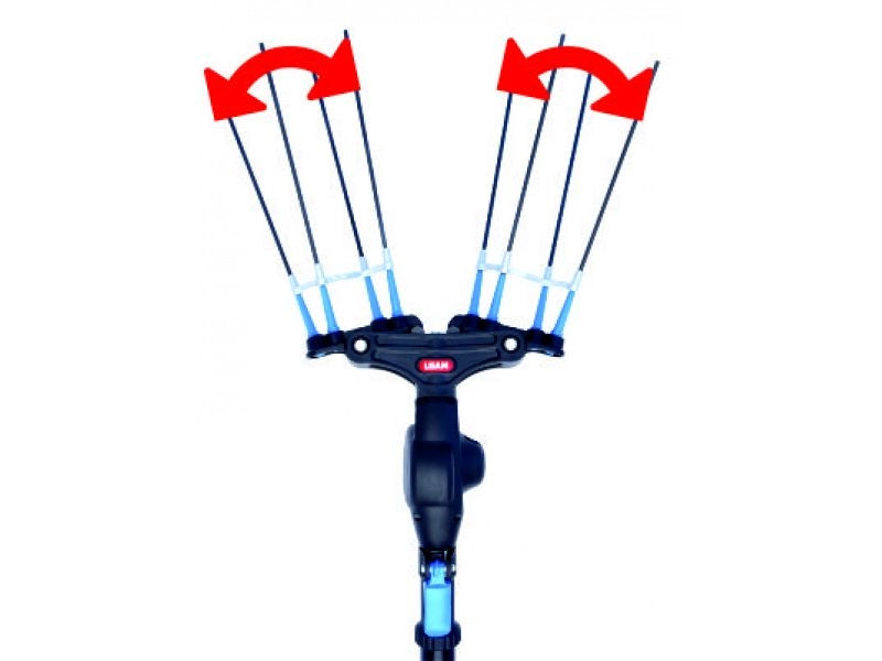 Abbacchiatore a batteria Thor Lisam con Asta Telescopica in Carbonio