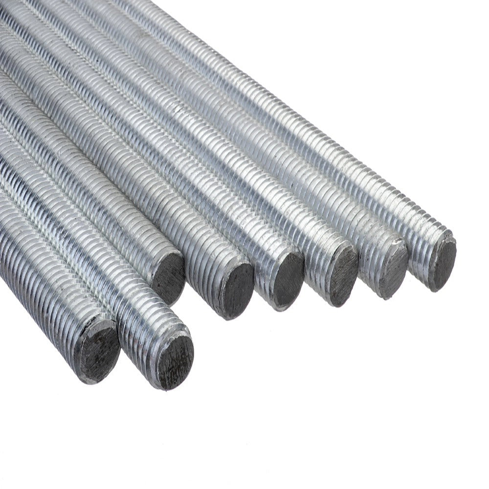Barra asta filettata 4mm di acciaio zincato da 1mt classe di resistenza 4.8 passo grosso