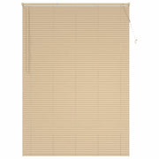 Tenda Veneziana | Tenda a lamelle Marrone Chiaro con Motivo 213 x 130 cm 25 mm