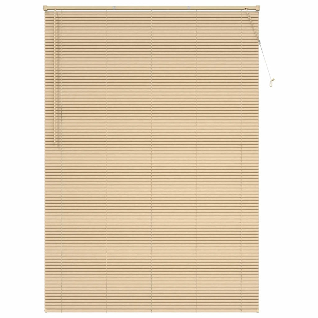 Tenda Veneziana | Tenda a lamelle Marrone Chiaro con Motivo 213 x 130 cm 25 mm