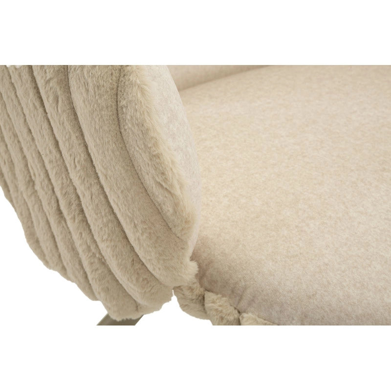 Sedia Stoccolma -b-crema Set 2 Pz cm 64x68x83 (altezza Seduta cm 45)