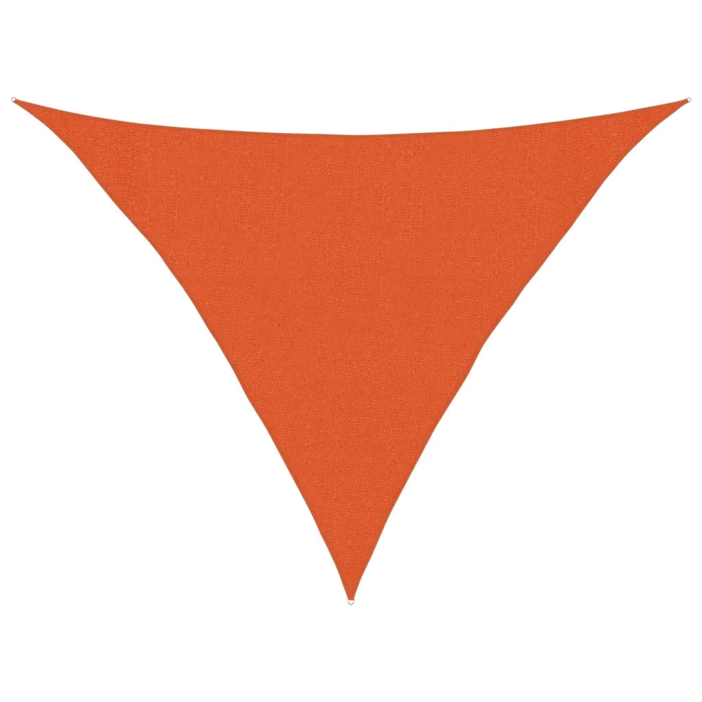 Vela Parasole | Telo Ombra | Vela da ombra 160 g/m2 Arancione 3x3x4,2 m in HDPE