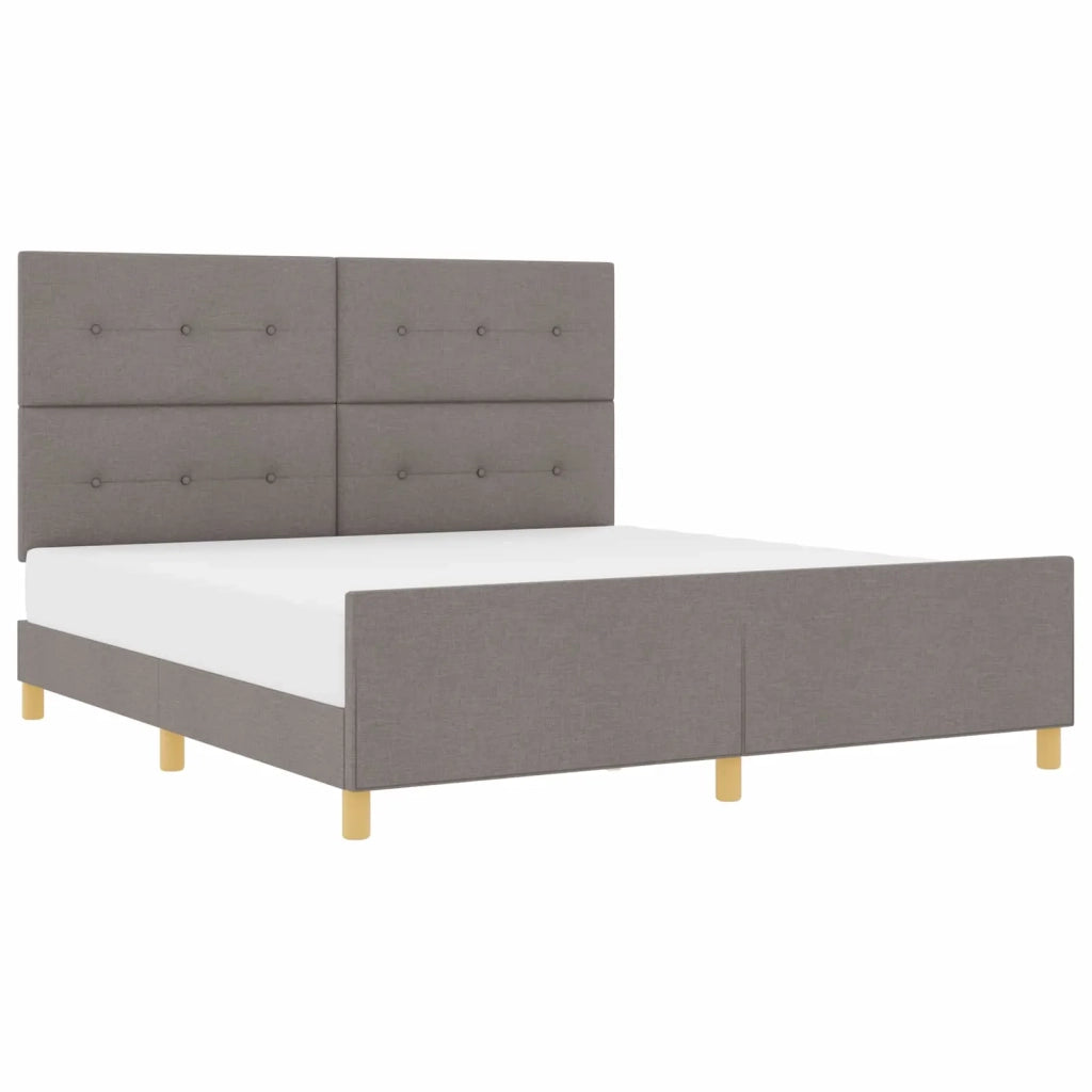 Letto matrimoniale | Letto per adulti | Struttura del letto con testiera Talpa 180 x 200 cm Tessuto