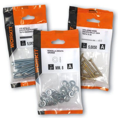 WORKIT KIT VITE METALLO TSP ZINCATA KT=CF 200 - 1 kit