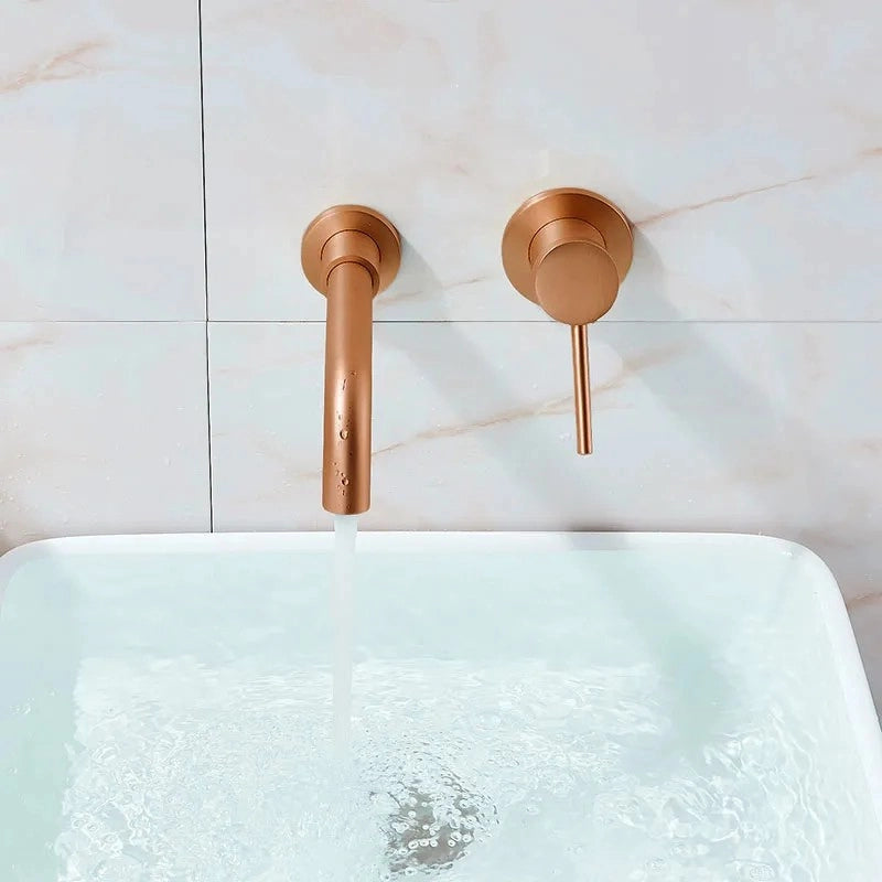 Rubinetto Da Incasso Rea Lungo Long Long Copper Brush + Box