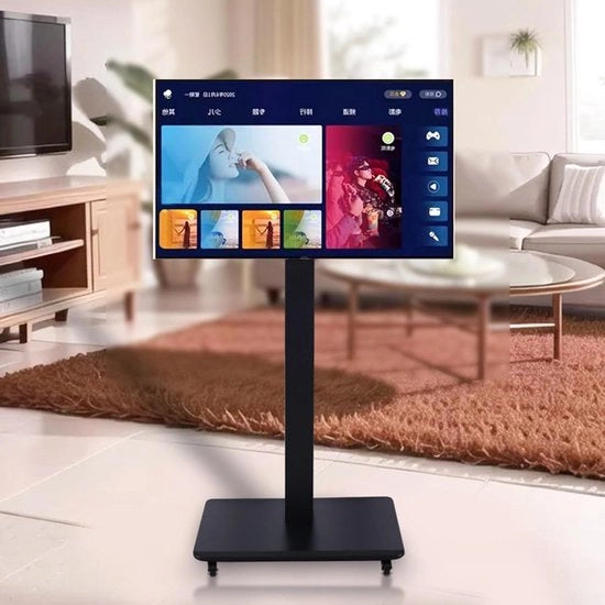 Supporto TV portatile con ruote per schermi LED da 32 a 65 pollici con 360° di rotazione orizzontale e verticale
