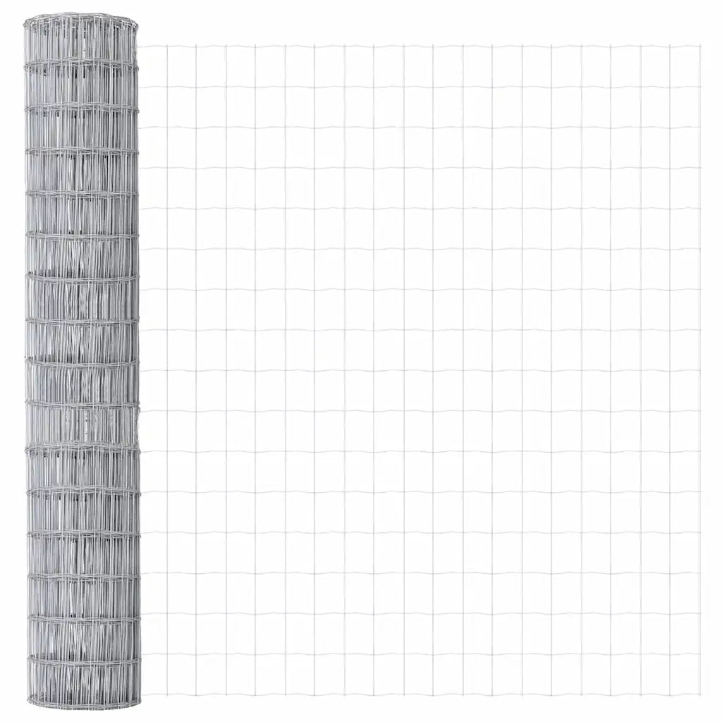 Recinzione da Giardino | Recinzione con Posto Argento 1,6 x 10 m Acciaio