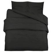Set Copripiumino Nero 220x240 cm in Cotone CFW4408410