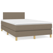 Giroletto a Molle con Materasso Tortora 120x190 cm in Tessuto 3269762