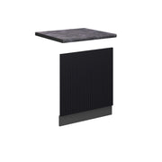 Vicco Pannello frontale Nero a righe 60 cm , PL Antracite