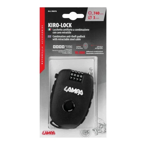 Kiro-Lock, lucchetto antifurto a combinazione