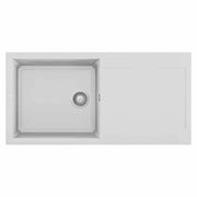Lavello Elleci Incasso 1 vasca 100x50 Easy 480 Granitek Bianco LGY48068