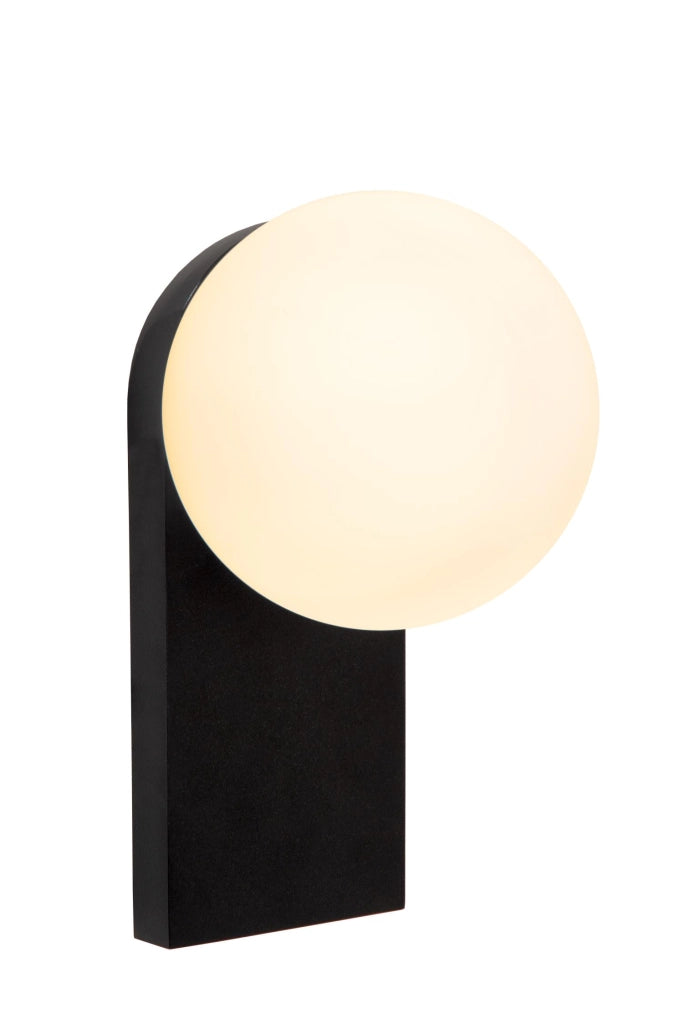 Applique bagno LED 10W vetro nero TASSA Lucide IP44