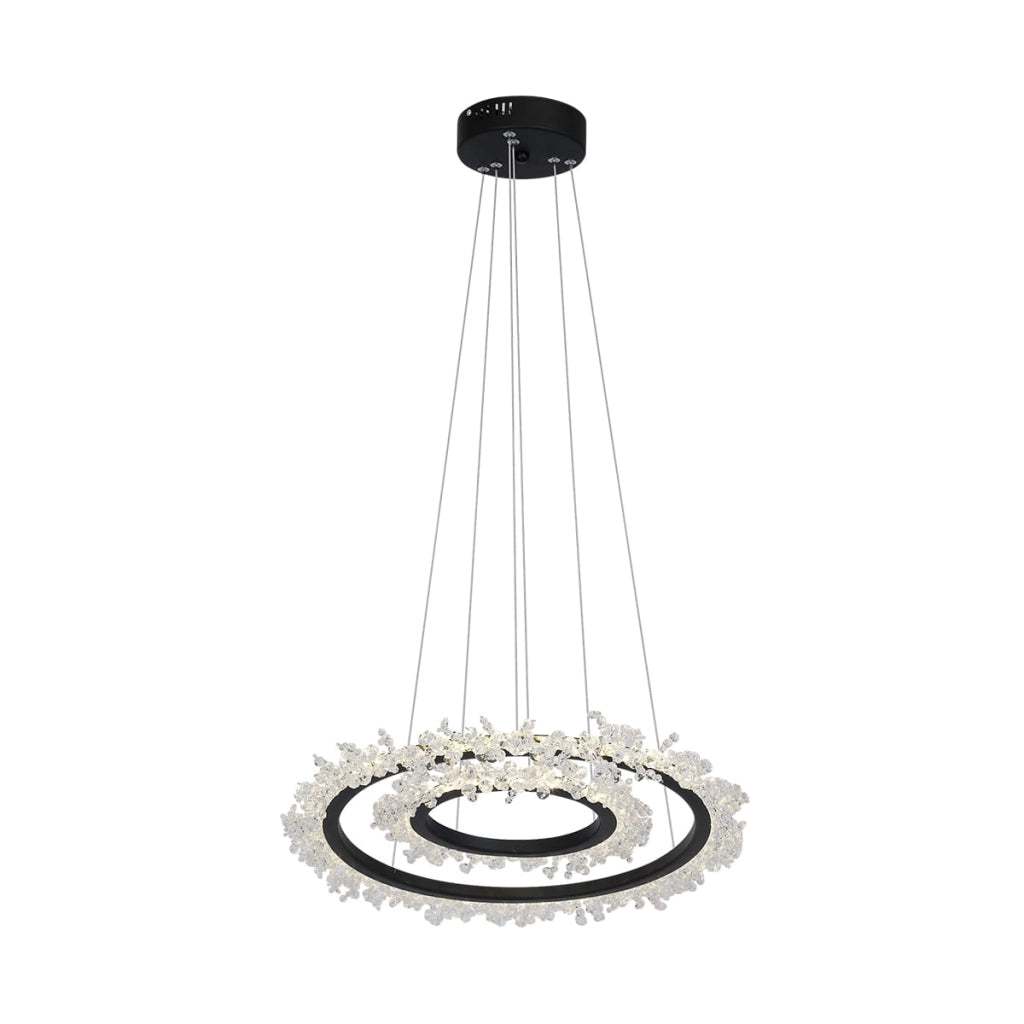 Lampadario cristallo Frozen Milagro LED 60W 4000K 50cm