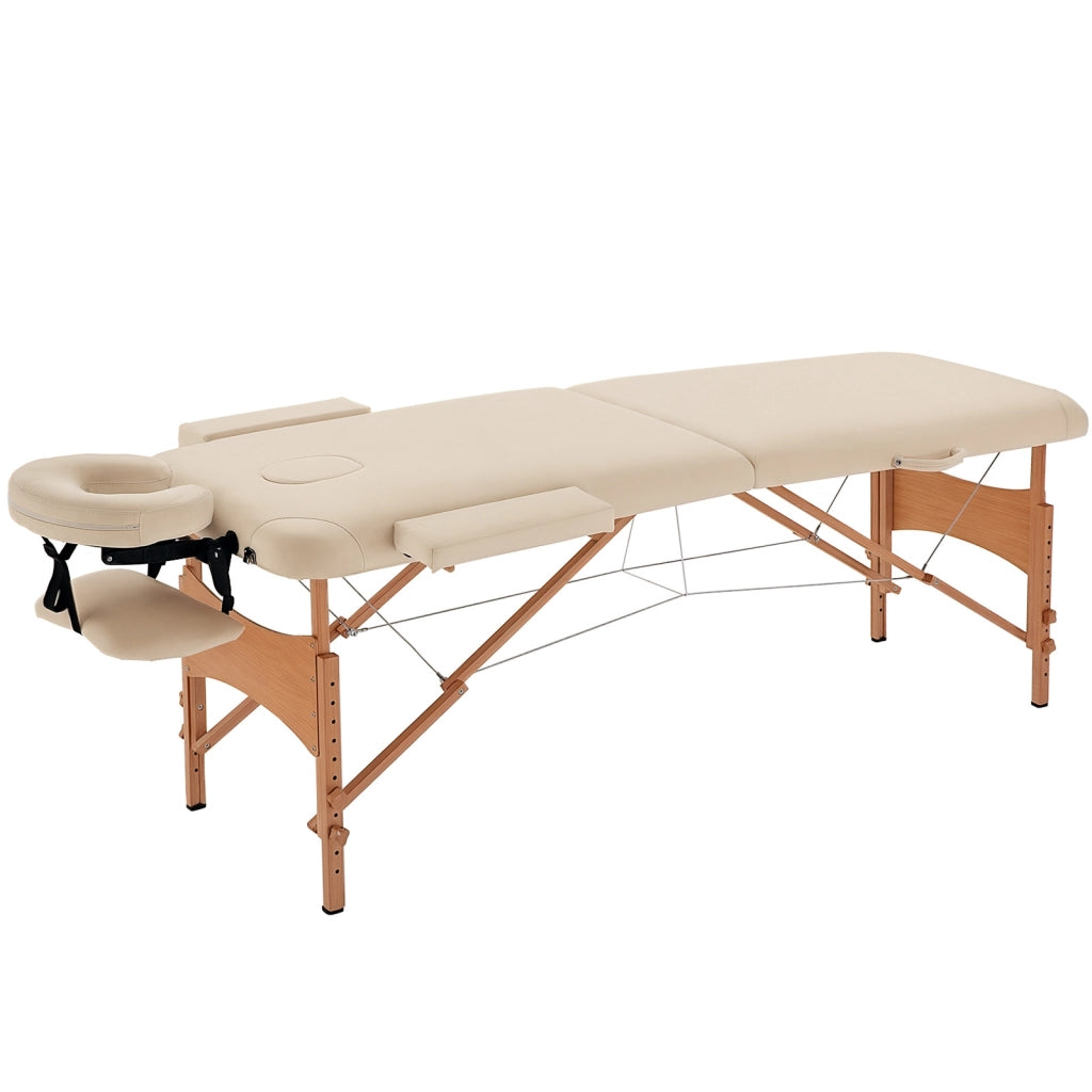 Massagebank reclinabile ¨C Minimal ¨C similpelle crema