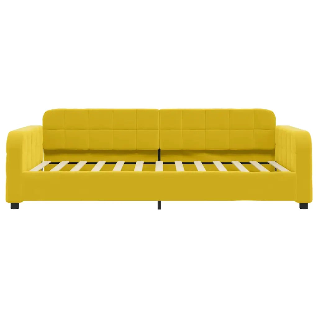 Letto da Giorno Giallo 80x200 cm in Velluto 354056