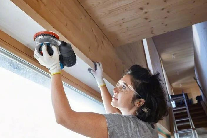 Bosch 0 601 372 201 GEX 18V-125 Professional Levigatrice orbitale casuale Motore brushless Velocita' 6000-10000 giri-min Colletto 125 mm Velcro colore Nero Blu Grigio Rosso
