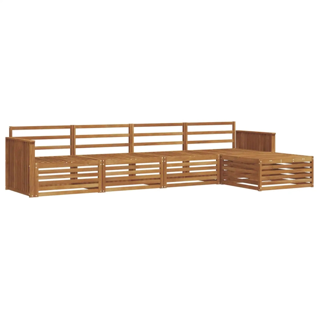 Set di divani da esterno 5 pcs Naturale 3373294