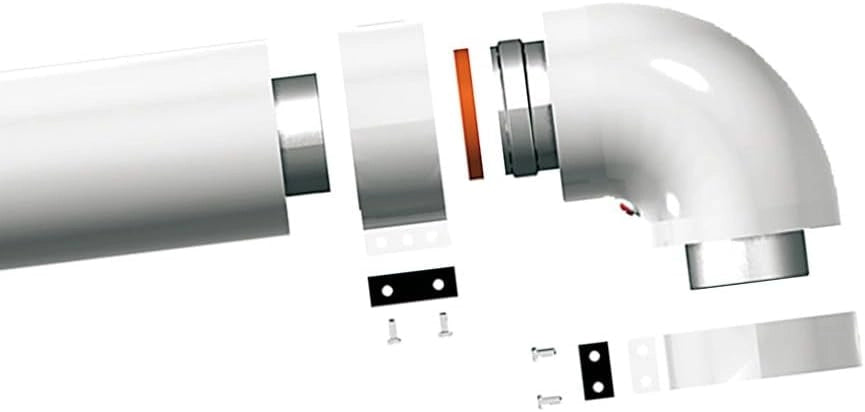 KIT SCARICO COASSAILE CON CURVA PER SCALDINO 60-100 ARISTON 3318000