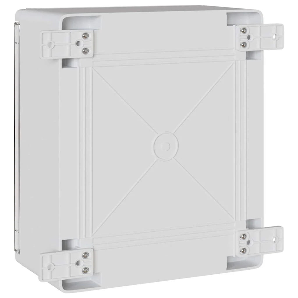 Armadio elettrico moderno 30 x 16,5 x 35 cm resistente stile contemporaneo uso interno/esterno plastica grigia 02_0058210