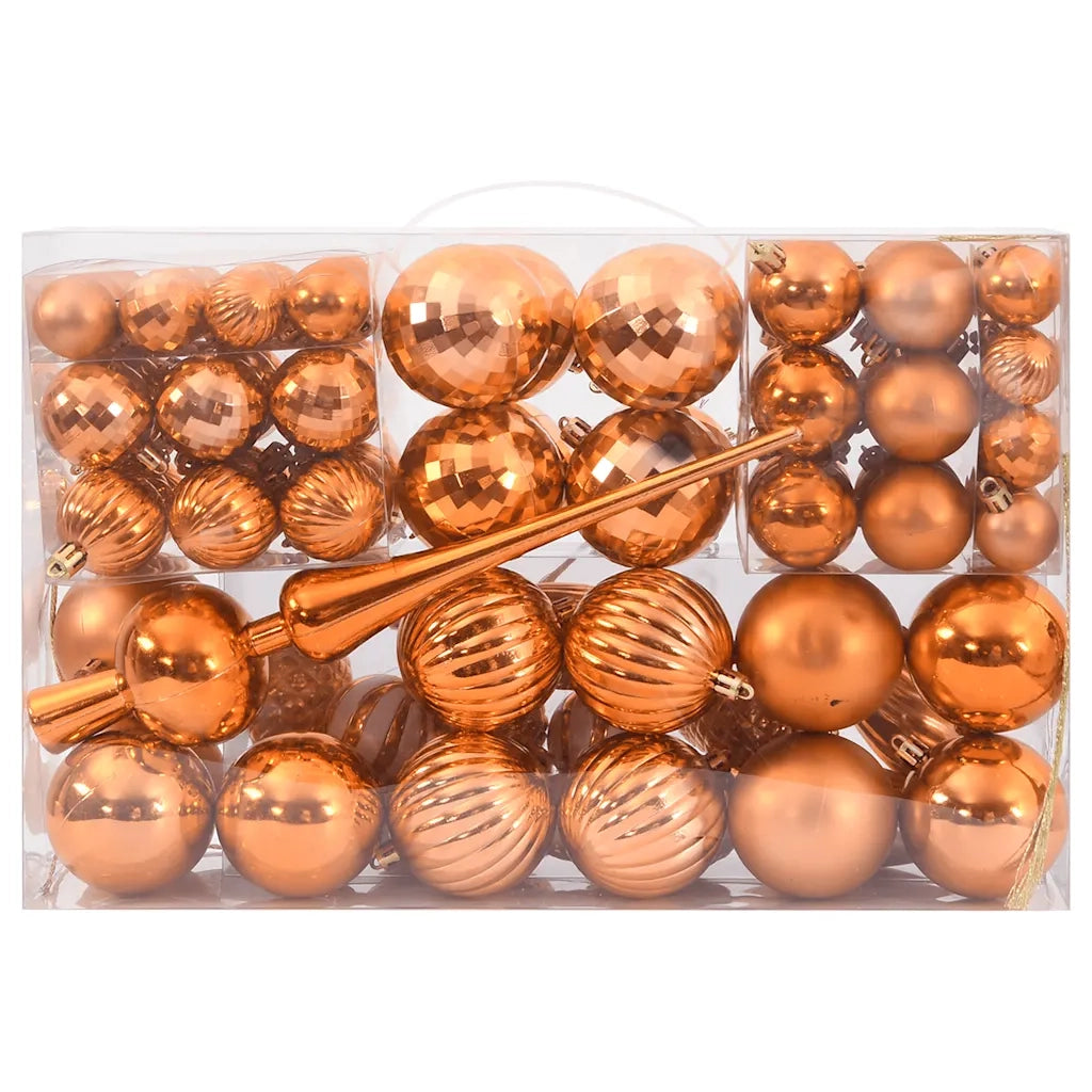 Palline di Natale 98 pz Rame Ø3/4/6 cm 4100015