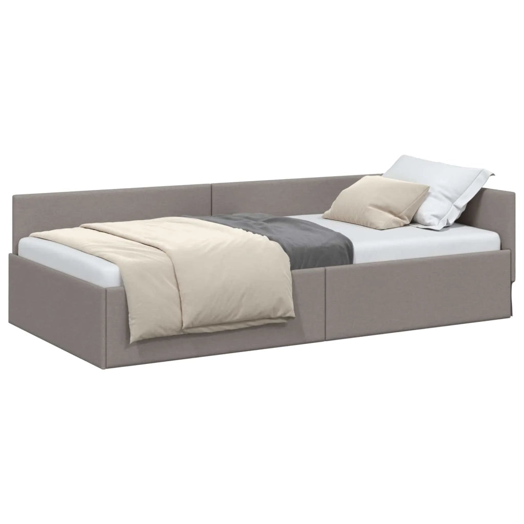 Cornice del letto ad angolo Talpa 80 cm x 200 cm Tessuto 42016032