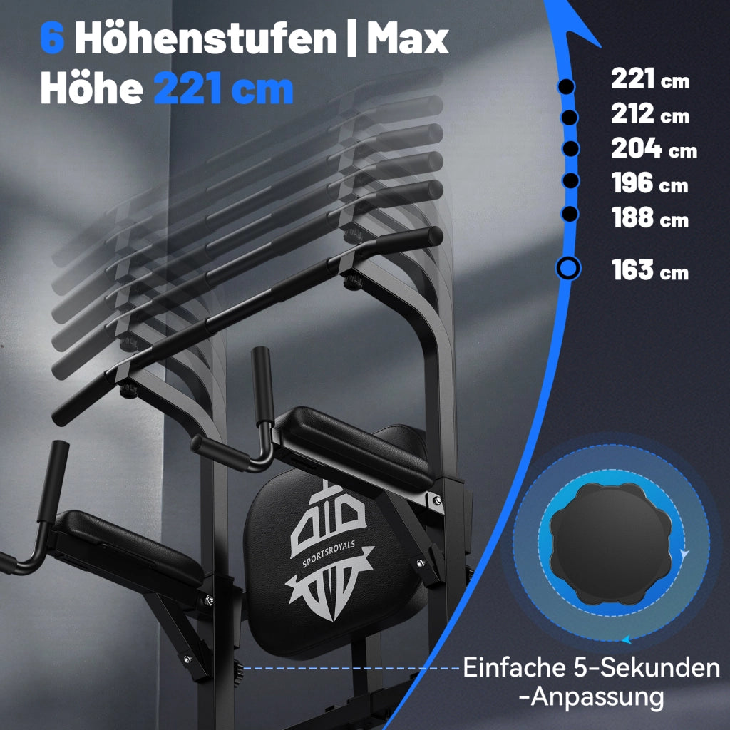 Torre Potenza Dip Station Pull Up Bar ¨C zephmum ¨C 204 kg