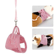 Set di Cinture Adattabili per Animali da Compagnia - Riem Set per Gabbie - Vestibilità Esterna per Animali da Compagnia - Per Piccoli Animali - Dimensione L - Adatto per Cavi, Scimmiette, Lepri, Conigli - Cinturino per Animali
